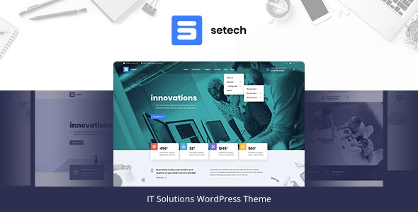 Setech v1.0.5 Nulled - IT Services and Solutions WordPress Theme