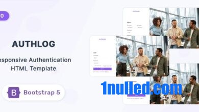 Authlog Nulled - Bootstrap 5 Authentication Page HTML Template