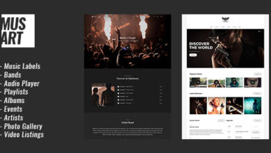 Musart v1.1.4 Nulled - Music Label and Artists WordPress Theme