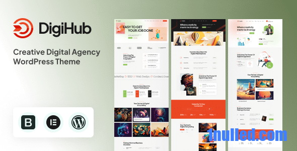 Digihub v1.0 Nulled - Digital Agency WordPress Theme