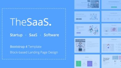TheSaaS v2.2.3 Nulled - Responsive Bootstrap SaaS, Startup & WebApp Template