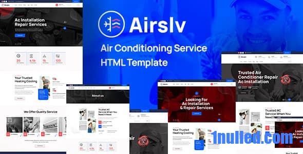 Airslv Nulled - Heating & Air Conditioning Services HTML Template