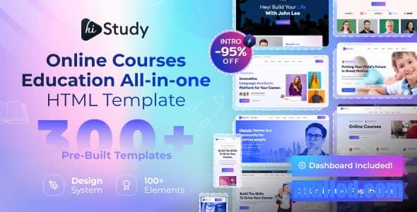 HiStudy v1.1.0 Nulled - Online Courses & Education Template