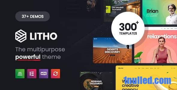 Litho v2.2 Nulled - Multipurpose Elementor WordPress Theme