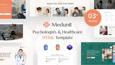 Medunit Nulled - Psychologists & Health Care HTML Template