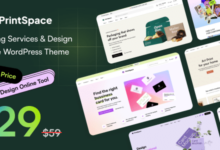 PrintSpace v1.0.8 Nulled - Printing Services & Design Online WooCommerce WordPress theme