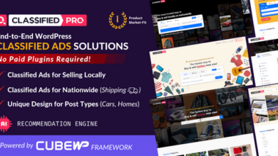 ClassifiedPro v1.0.12 Nulled - Local Classifieds Ads WordPress Theme