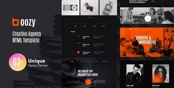 Boozy Nulled - Creative Agency HTML5 Template