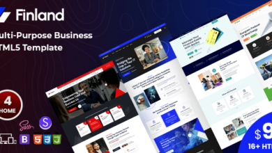 Finland Nulled - Multi-Purpose Business HTML Template