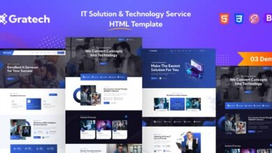 Gratech Nulled - IT Service And Technology HTML Template