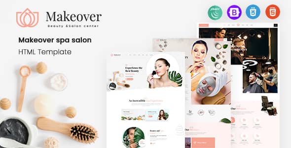 Makeover Nulled - Spa Saloon Responsive HTML5 Template