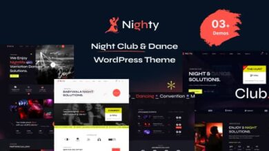 Nighty v1.0.4 Nulled - Night Club WordPress Theme
