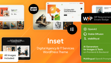 Inset v1.1.2 Nulled - Digital Agency & IT Services WordPress Theme