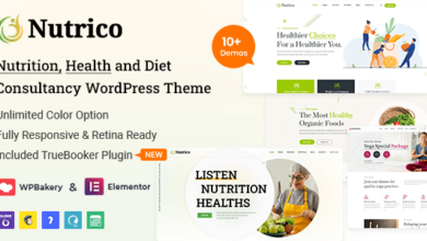 Nutrico v5.3 Nulled - Nutrition Health Services WordPress Theme