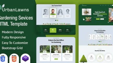Urban Lawns Nulled - Gardening HTML Template