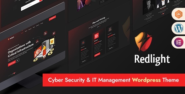 Redlight v1.0 Nulled - Cyber Security & IT Management WordPress Theme