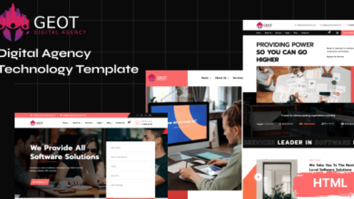 Geot Nulled - Digital Agency and Technology HTML Template