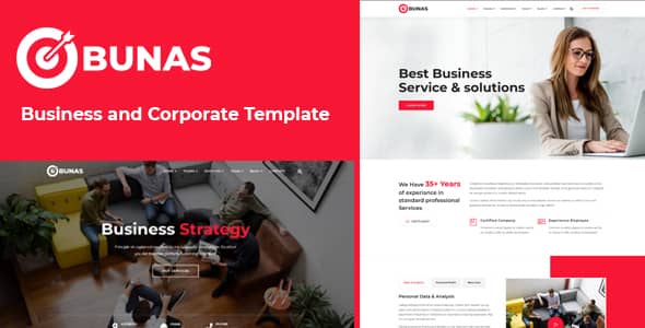 Bunas v2.0 Nulled - Multipurpose Business and Corporate Template