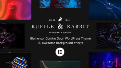 Rabbit v6.0.0 Nulled - Elementor Coming Soon WordPress Theme