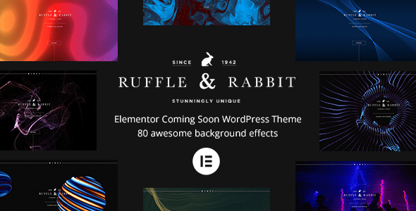 Rabbit v6.0.0 Nulled - Elementor Coming Soon WordPress Theme