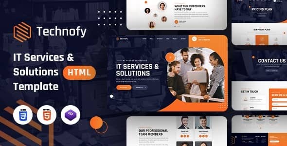 Technofy Nulled - IT Services & Solutions HTML Template
