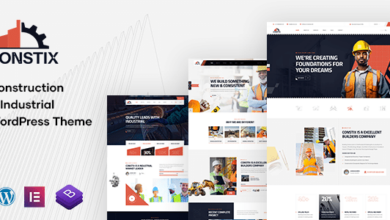 Constix v1.0.2 Nulled - Construction Factory & Industrial WordPress Theme