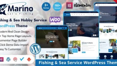 Marino v1.0.0 Nulled - Fishing & Sea Hobby WordPress Theme