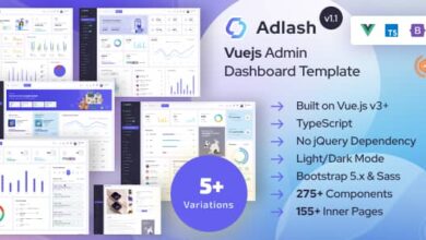 Adlash v1.1 Nulled - Vuejs Admin Dashboard Template