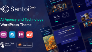 Santoi v1.2 Nulled - AI Agency and Technology WordPress Theme