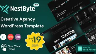 Nestbyte v1.1 Nulled - Creative Agency and Startup WordPress Theme