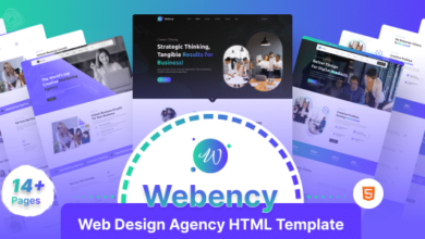 Webency Nulled - Web Design Agency HTML Template