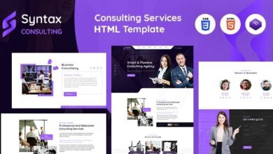 Syntax Nulled - Consulting Services HTML Template