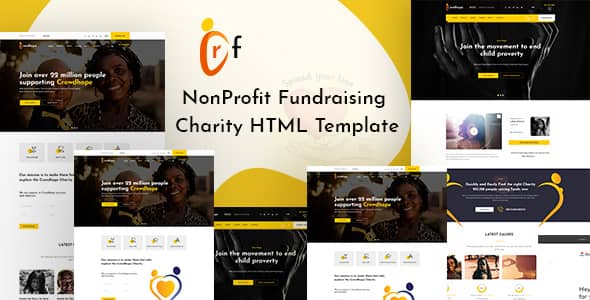 Crf Nulled - Crowdfunding Charity HTML Template