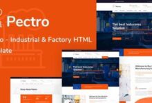 Pectro Nulled - Industrial & Factory HTML Template