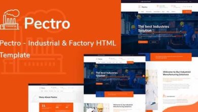 Pectro Nulled - Industrial & Factory HTML Template