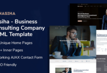 Nasiha Nulled - Business Consulting Company HTML5 Template