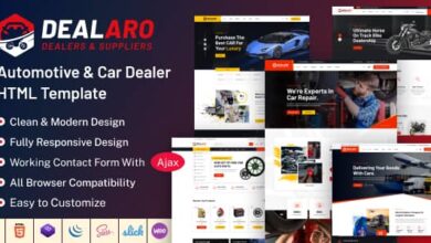 Dealaro Nulled - Automotive & Car Dealer HTML Template