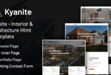 Kyanite Nulled - Interior Design & Architecture HTML5 Template