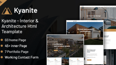 Kyanite Nulled - Interior Design & Architecture HTML5 Template