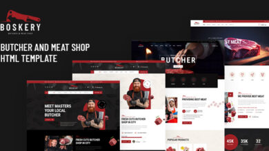 Boskery Nulled - Butcher & Meat Shop HTML Template