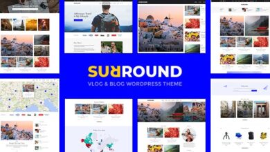 Surround v1.3 Nulled - Vlog & Blog WordPress Theme