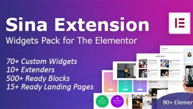 SEFE v1.11.2 Nulled - Sina Extension for Elementor