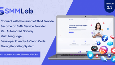 SMMLab v2.3 Nulled - Social Media Marketing SMM Platform