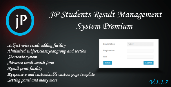 JP Students v1.1.7 Nulled - Result Management System Premium