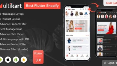Multikart v2.0 Nulled - Best Shopify Flutter E-commerce Full App