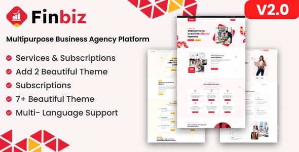 FinBiz v2.0 Nulled - Multipurpose Business Agency Platform