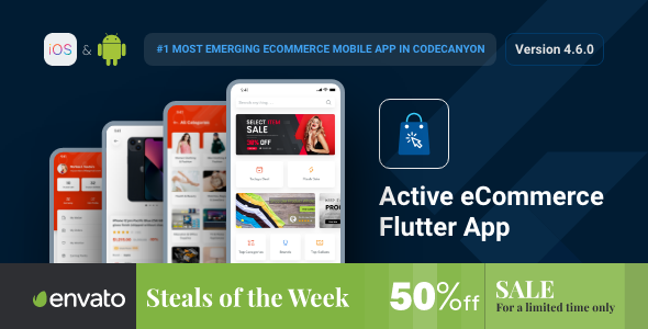 Active eCommerce Flutter App v4.6.0 Free