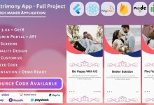Matrimony App v1.3 Nulled - Match Maker - Full Project (Mobile App, Admin Panel, API, Database)
