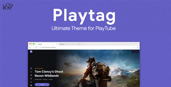 Playtag v1.0.6 开心版 - The Ultimate PlayTube Theme