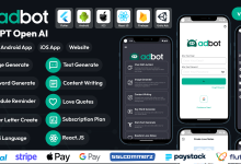 AdBot v4.1.0 Nulled - ChatGPT Open AI Android and iOS App